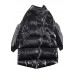 Fine oversize Jackets & Coats winter coats green thick high neck Parkas for women