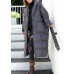 fine black winter parkas plus size hooded pockets coats