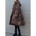 New Loose fitting snow jackets thick coats Leopard hooded Parkas